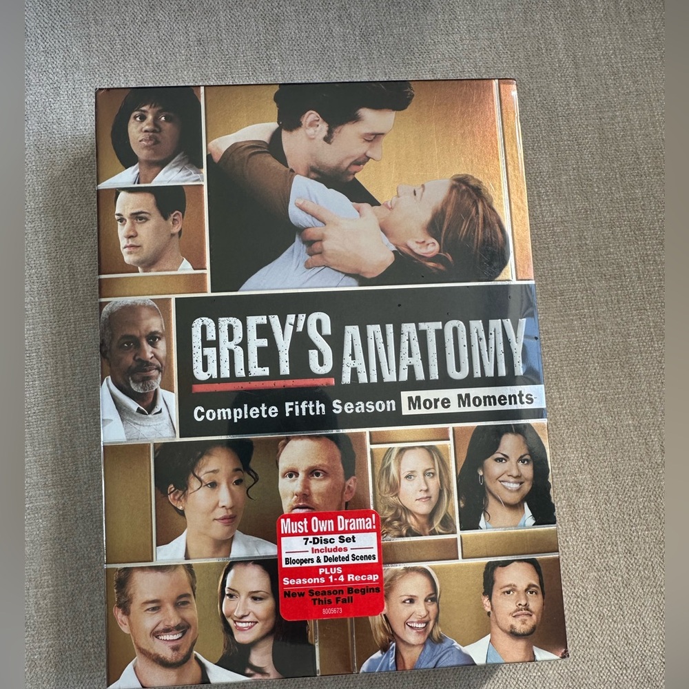 Grey's Anatomy Complete Fifth Season DVD Set